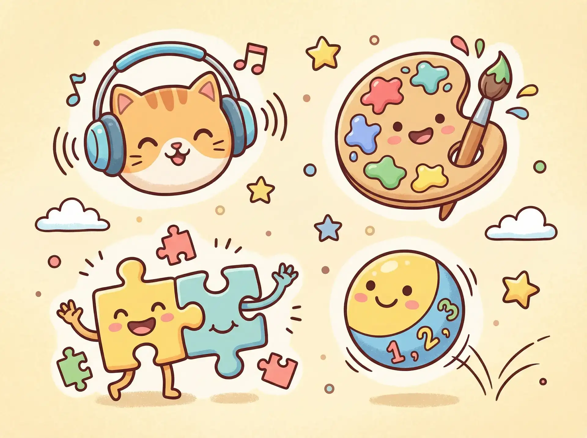 小朋友的手工作品 - 9612黄桃网站 益智创作